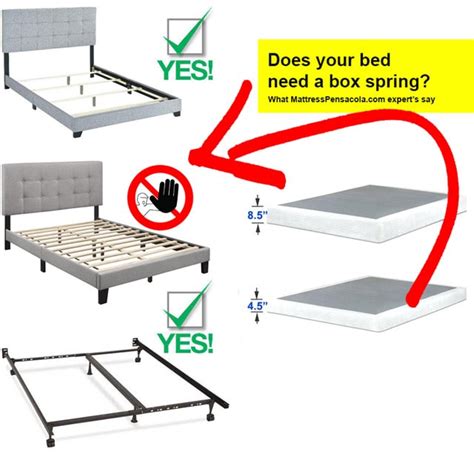 metal bed frame box spring required|box spring bed frame queen.